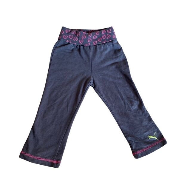 Puma Gray and Pink Girls Hoodie Sweat Suit Size 24 Months - Picture 2 of 7